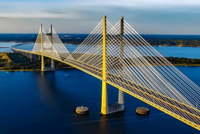 Large industrial bridge project